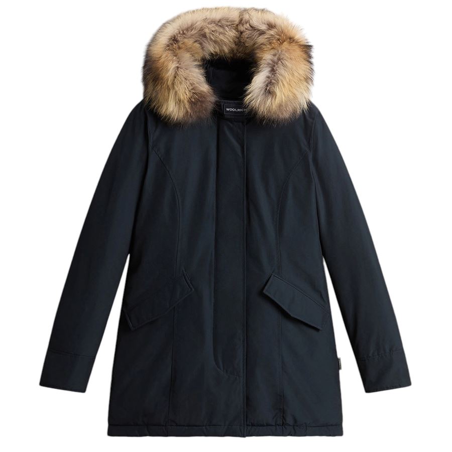 Arctic Parka in Ramar Cloth con pelliccia removibile Woolrich | CFWWOU0538DKN